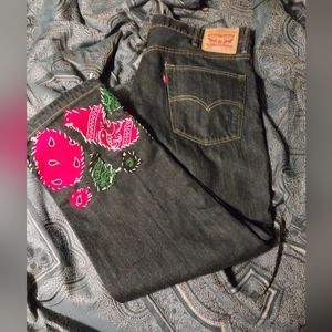 Custom levis jeans